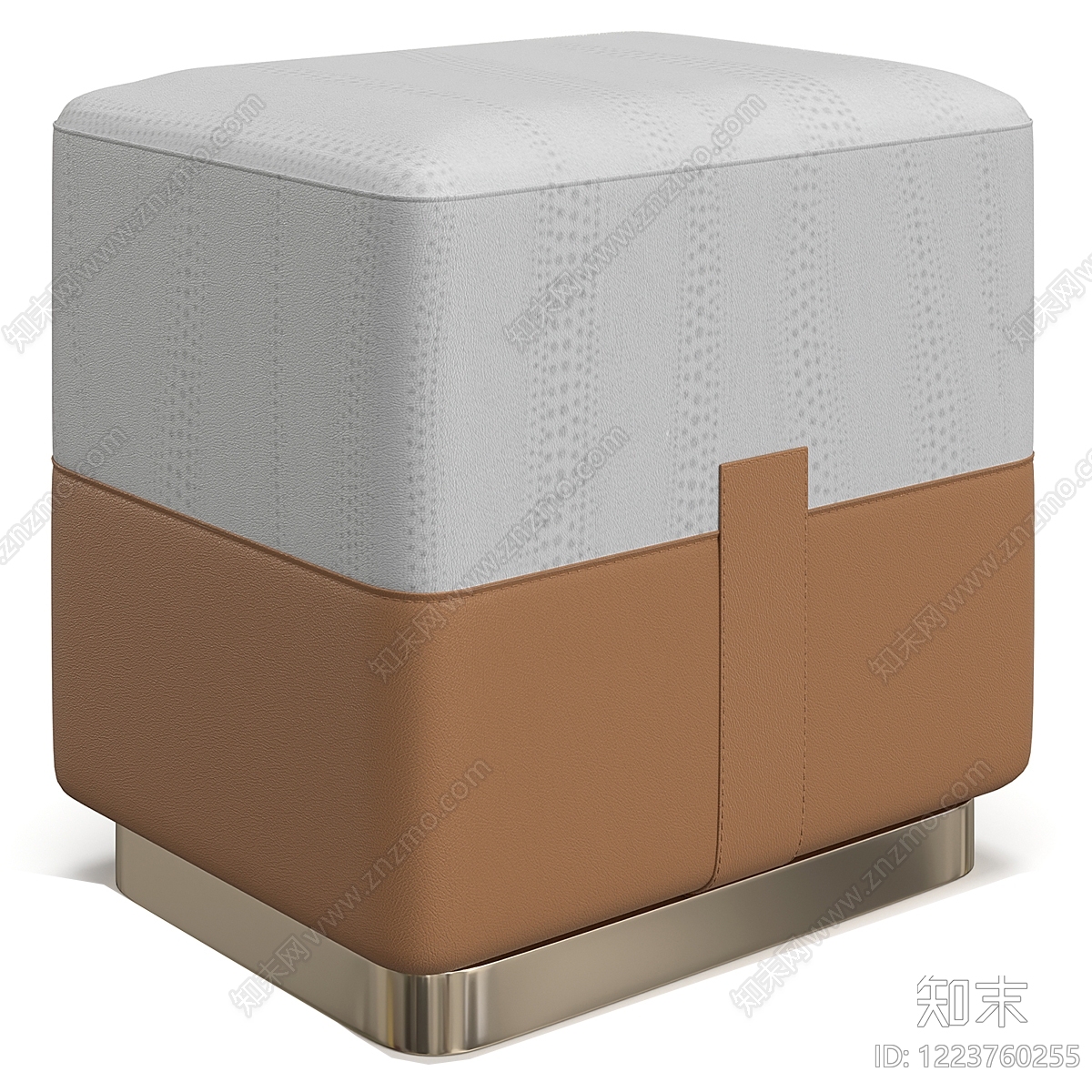 轻奢沙发凳3D模型下载【ID:1223760255】