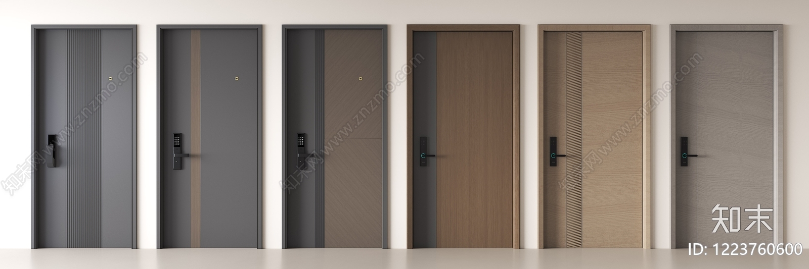 极简单开门3D模型下载【ID:1223760600】