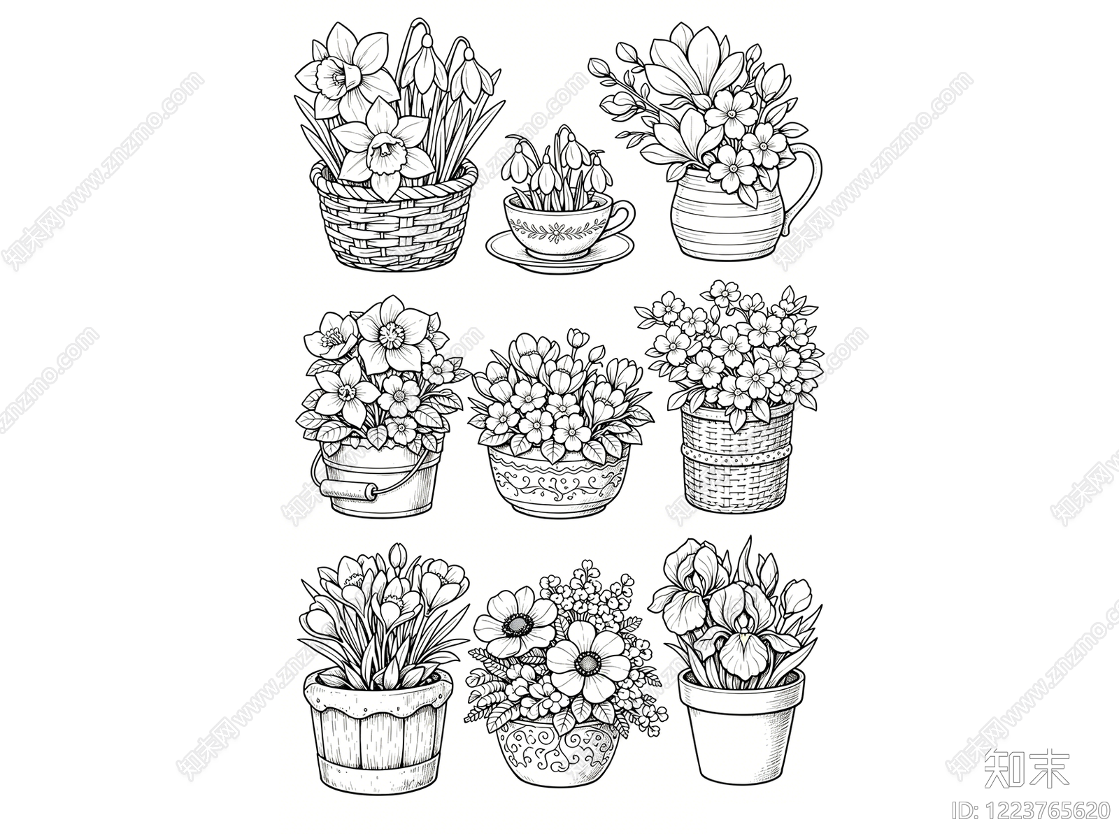 花cad施工图下载【ID:1223765620】