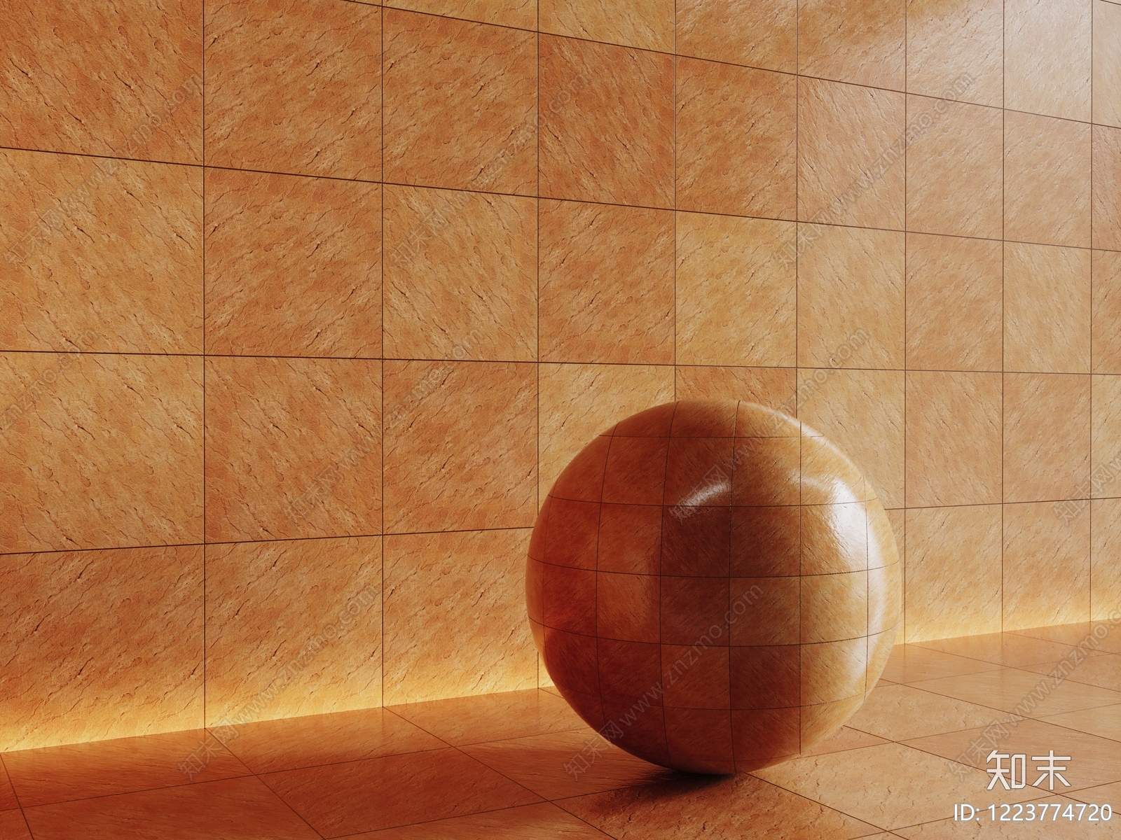 极简地砖3D模型下载【ID:1223774720】