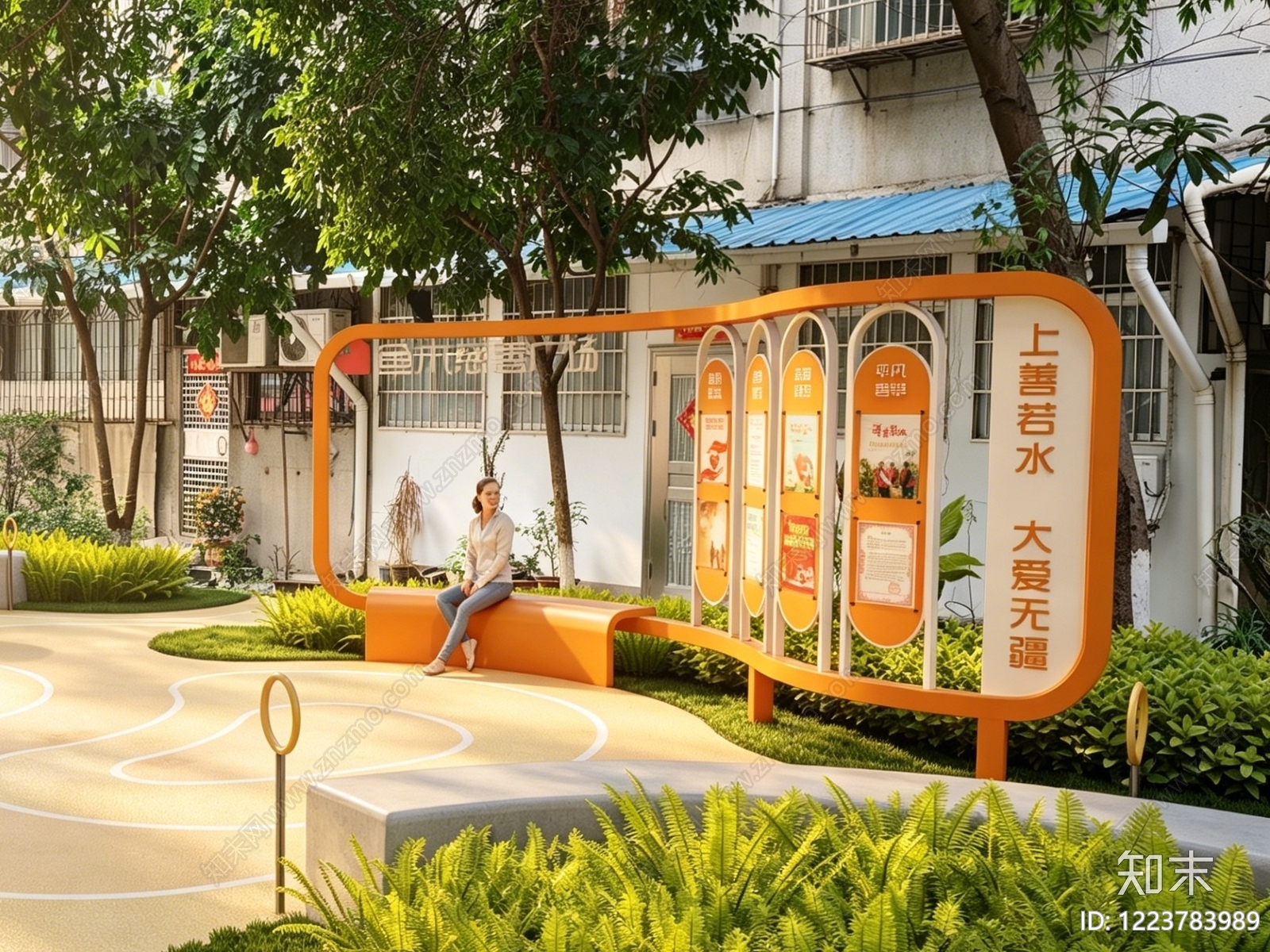 现代宣传栏CAD图纸