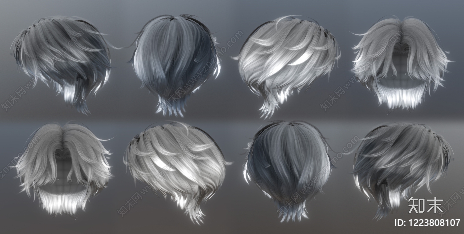 理发器材3D模型下载【ID:1223808107】