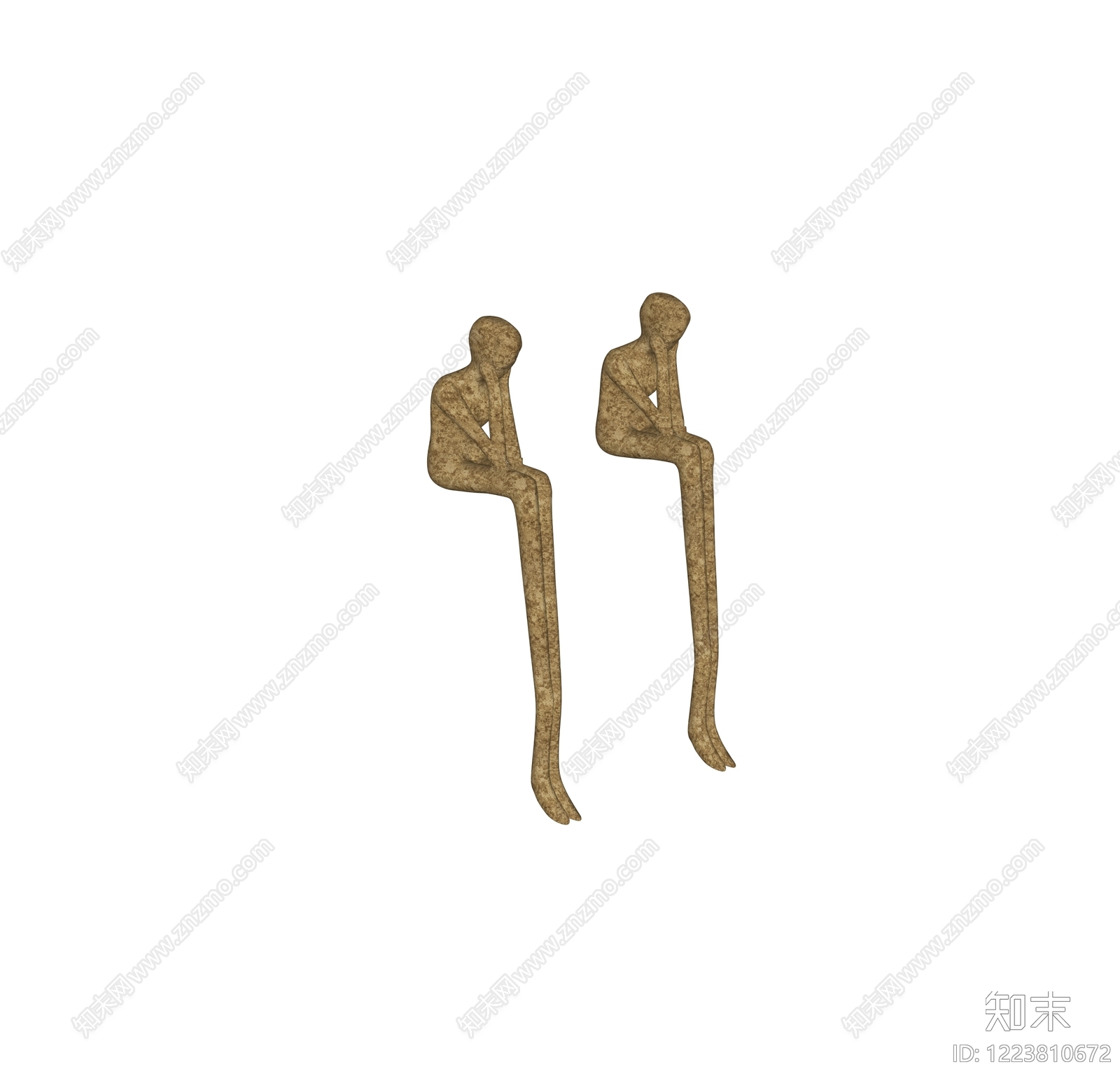 轻奢拉手SU模型下载【ID:1223810672】