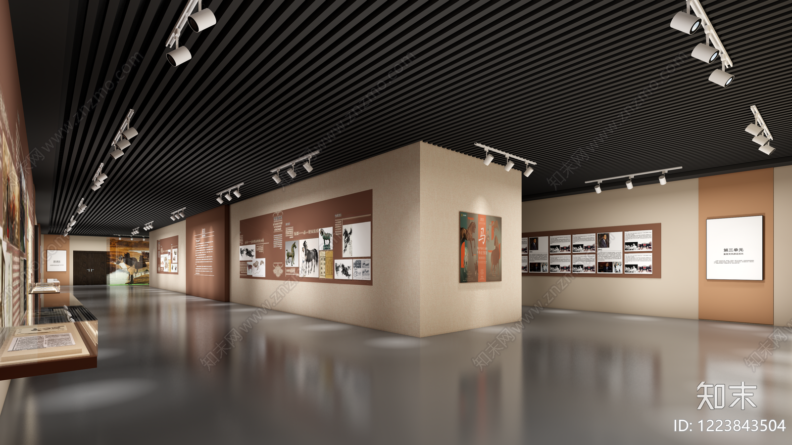 现代简约其他文化展厅SU模型下载【ID:1223843504】