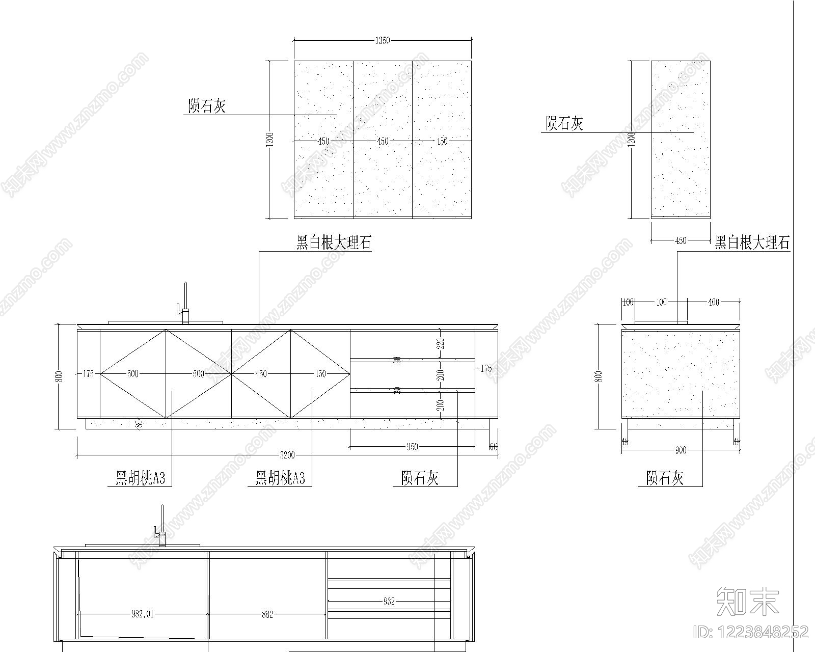 家具图库cad施工图下载【ID:1223848252】