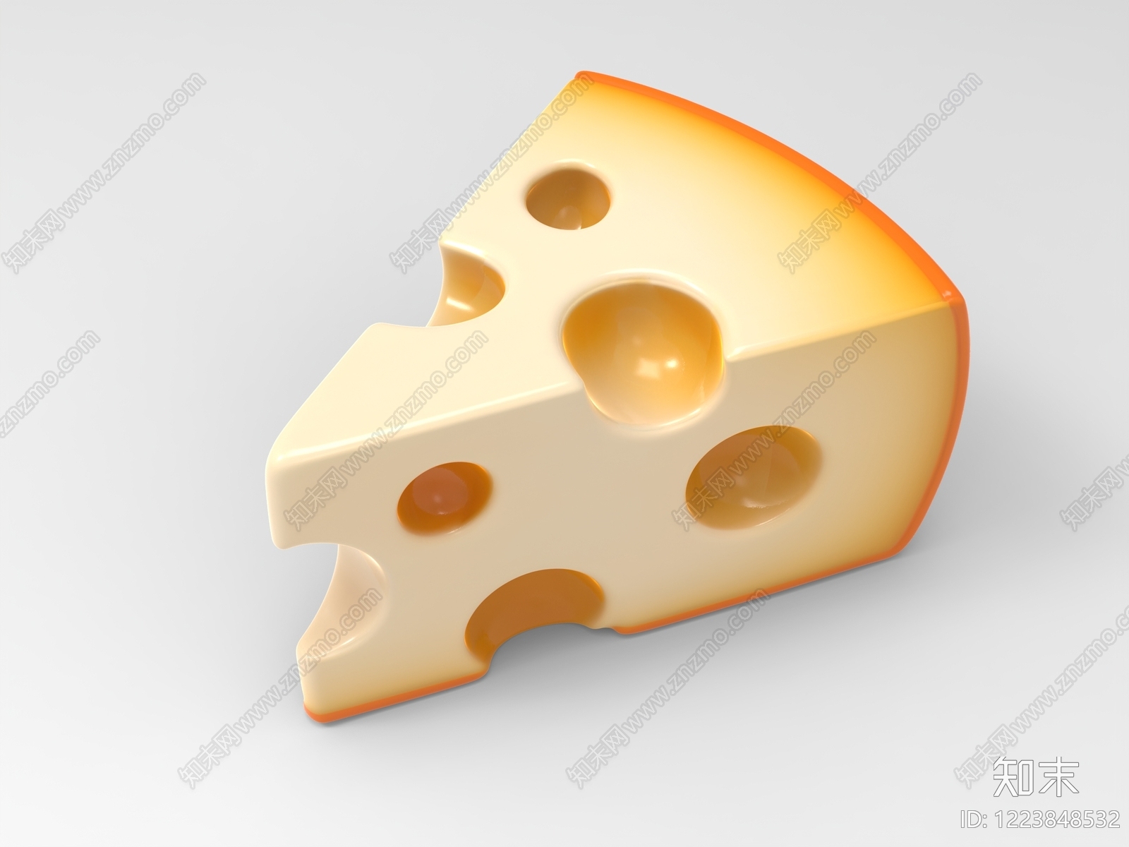 奶油风雕塑摆件3D模型下载【ID:1223848532】