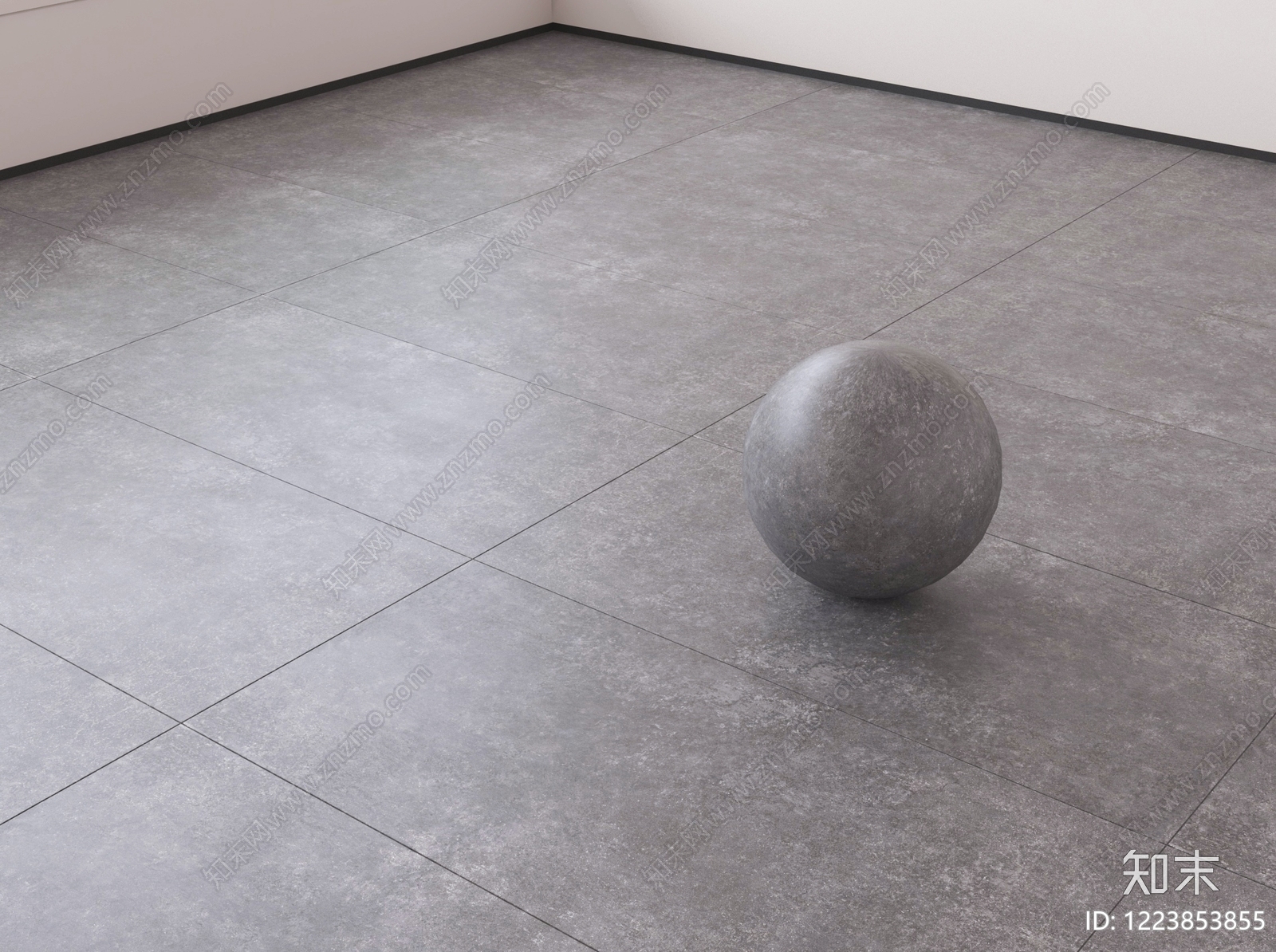 极简地砖3D模型下载【ID:1223853855】