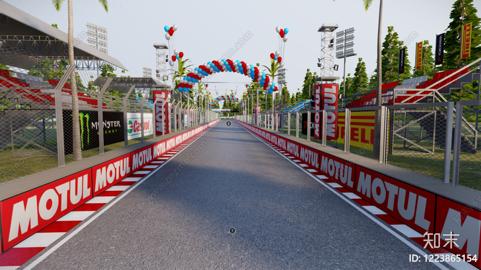 现代主义运动空间3D模型下载【ID:1223865154】