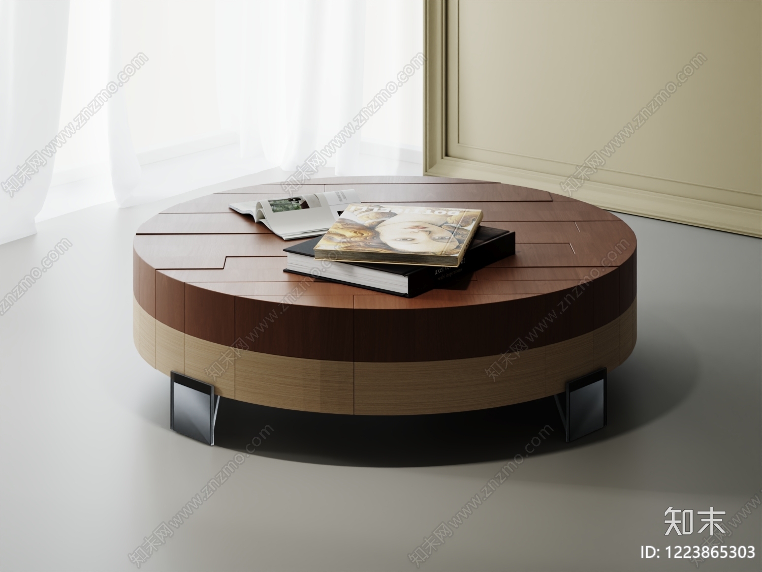 意式极简茶几3D模型下载【ID:1223865303】