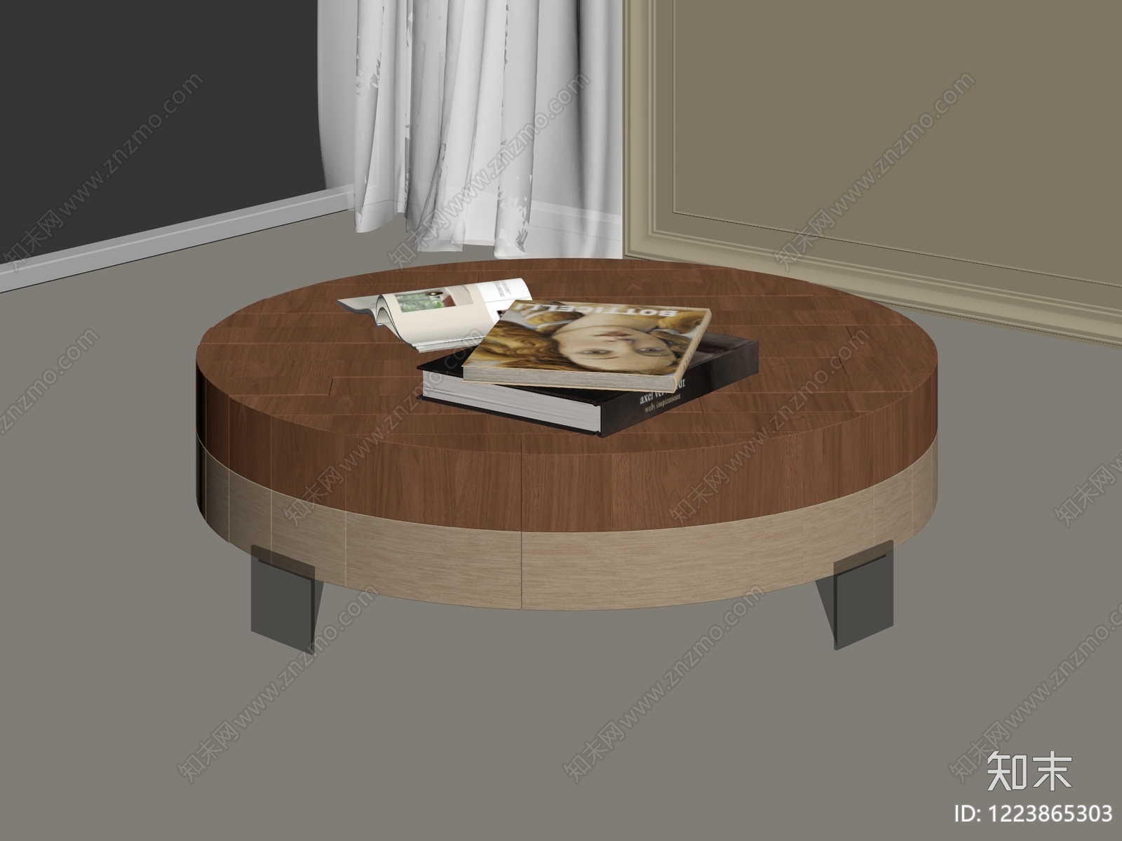 意式极简茶几3D模型下载【ID:1223865303】