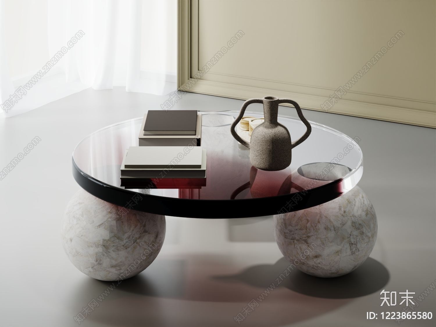极简茶几3D模型下载【ID:1223865580】
