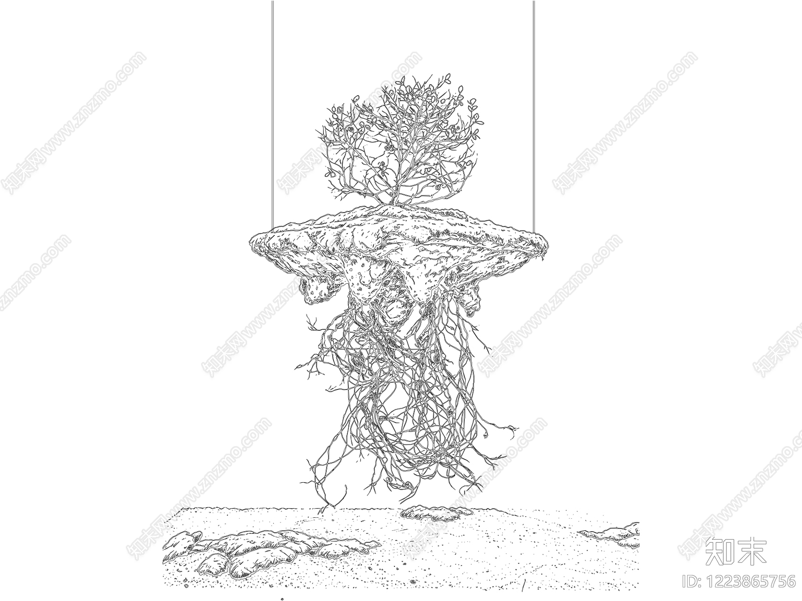 新中式综合植物图库CAD图纸