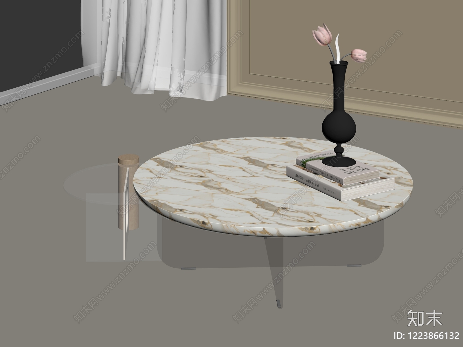 轻奢茶几3D模型下载【ID:1223866132】
