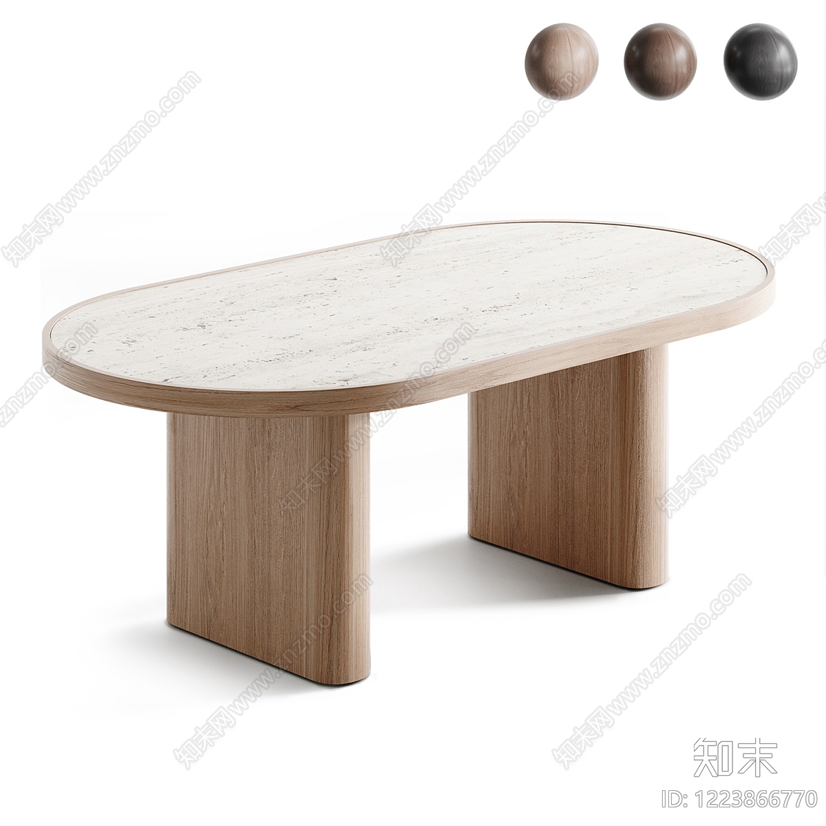 侘寂茶几3D模型下载【ID:1223866770】