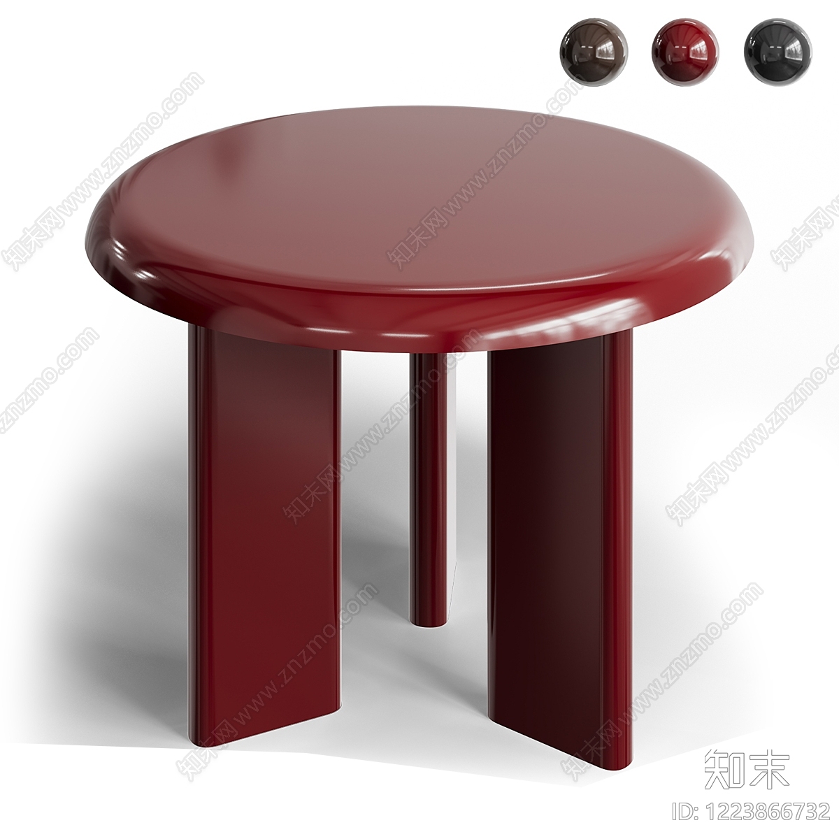 极简边几3D模型下载【ID:1223866732】