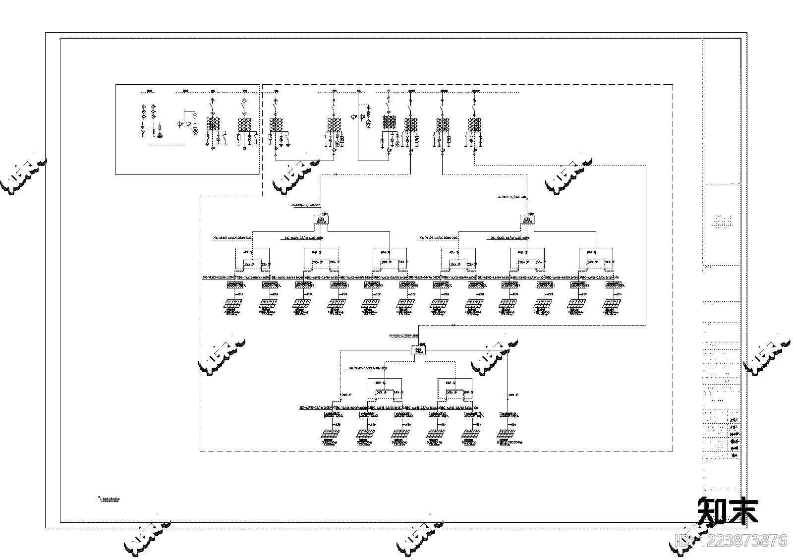 电气图cad施工图下载【ID:1223873876】