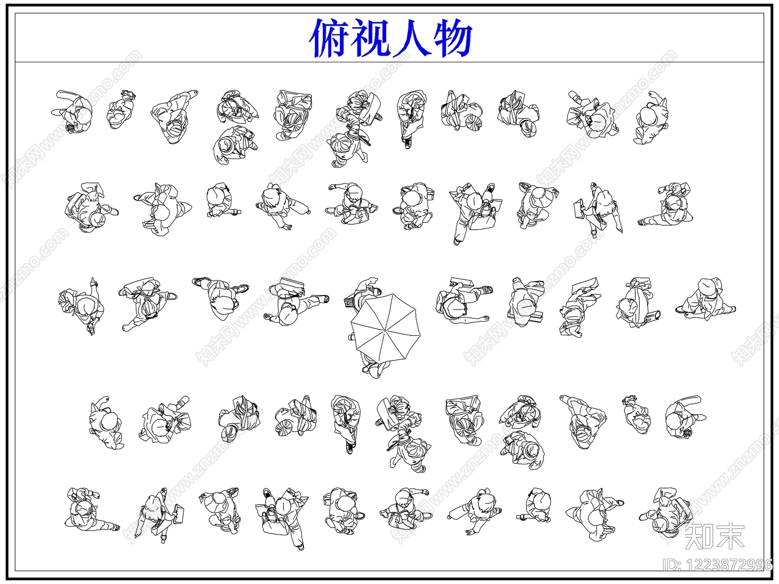 人物CAD图纸