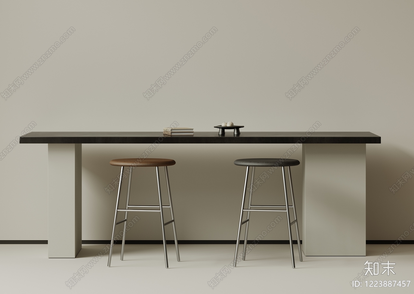 极简吧台3D模型下载【ID:1223887457】