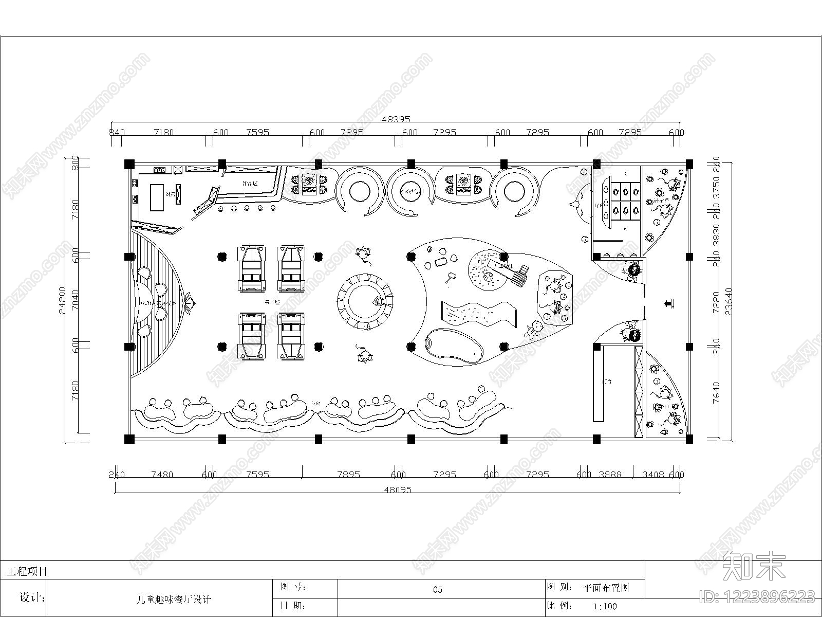 其他餐饮空间cad施工图下载【ID:1223896223】
