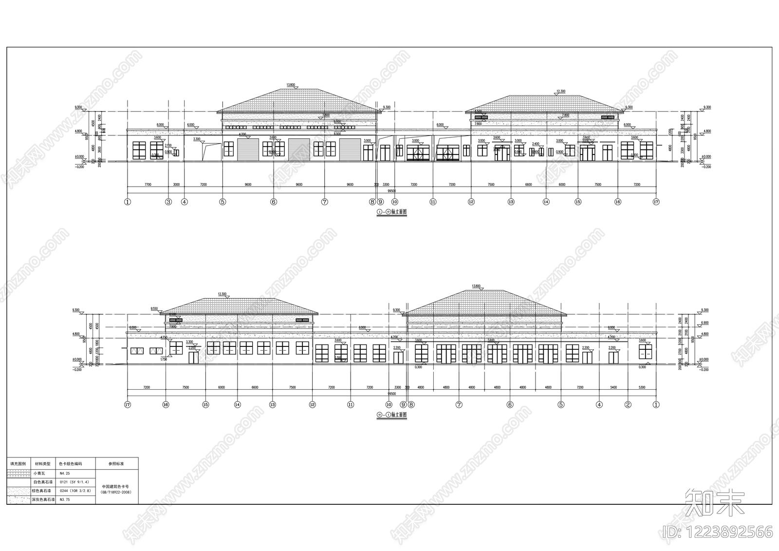 行政机构建筑cad施工图下载【ID:1223892566】