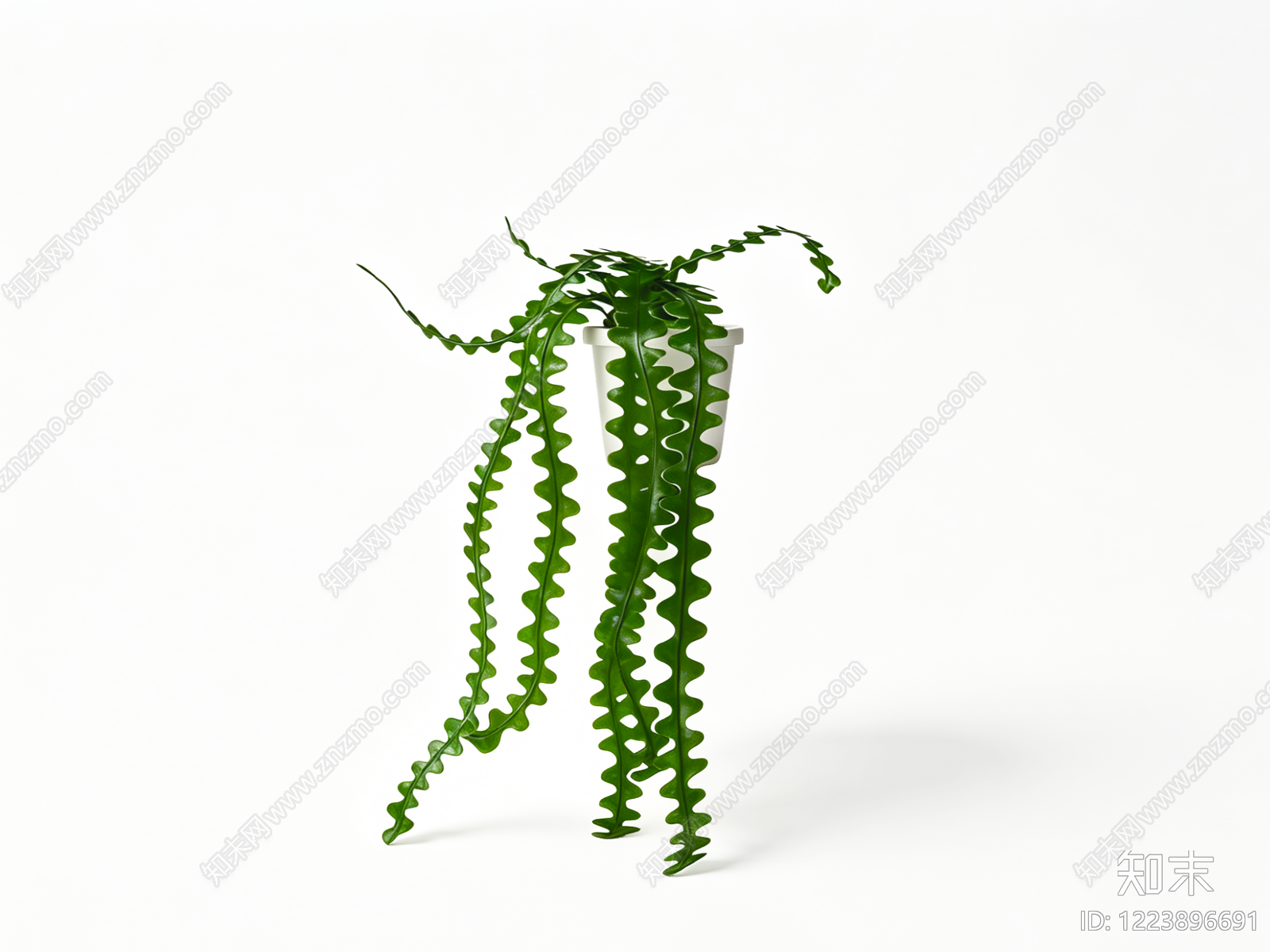 极简盆栽SU模型下载【ID:1223896691】