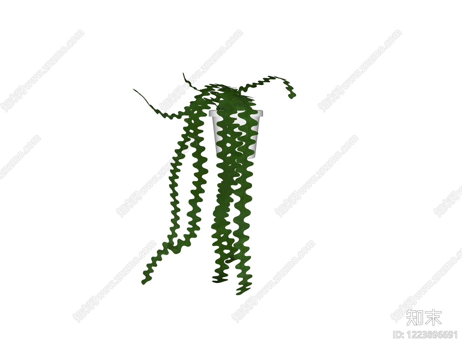 极简盆栽SU模型下载【ID:1223896691】