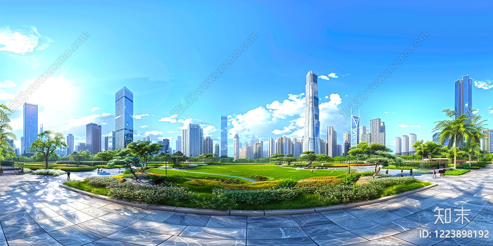 现代城市HDR贴图下载【ID:1223898192】