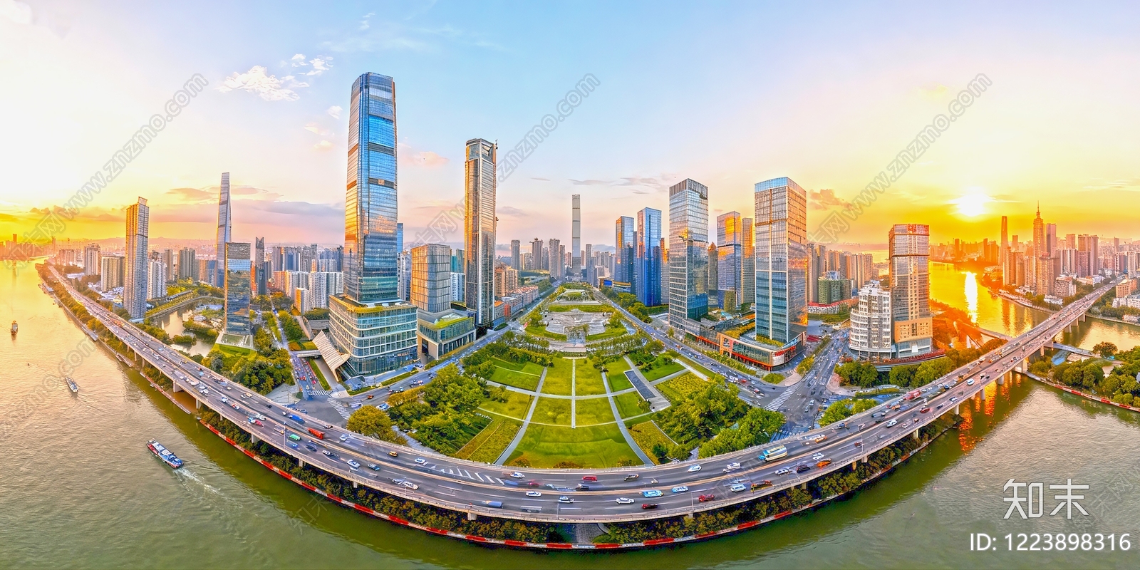 现代城市HDR贴图下载【ID:1223898316】