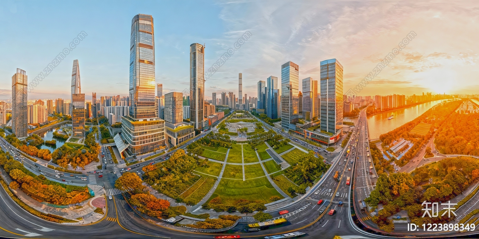 现代城市HDR贴图下载【ID:1223898349】