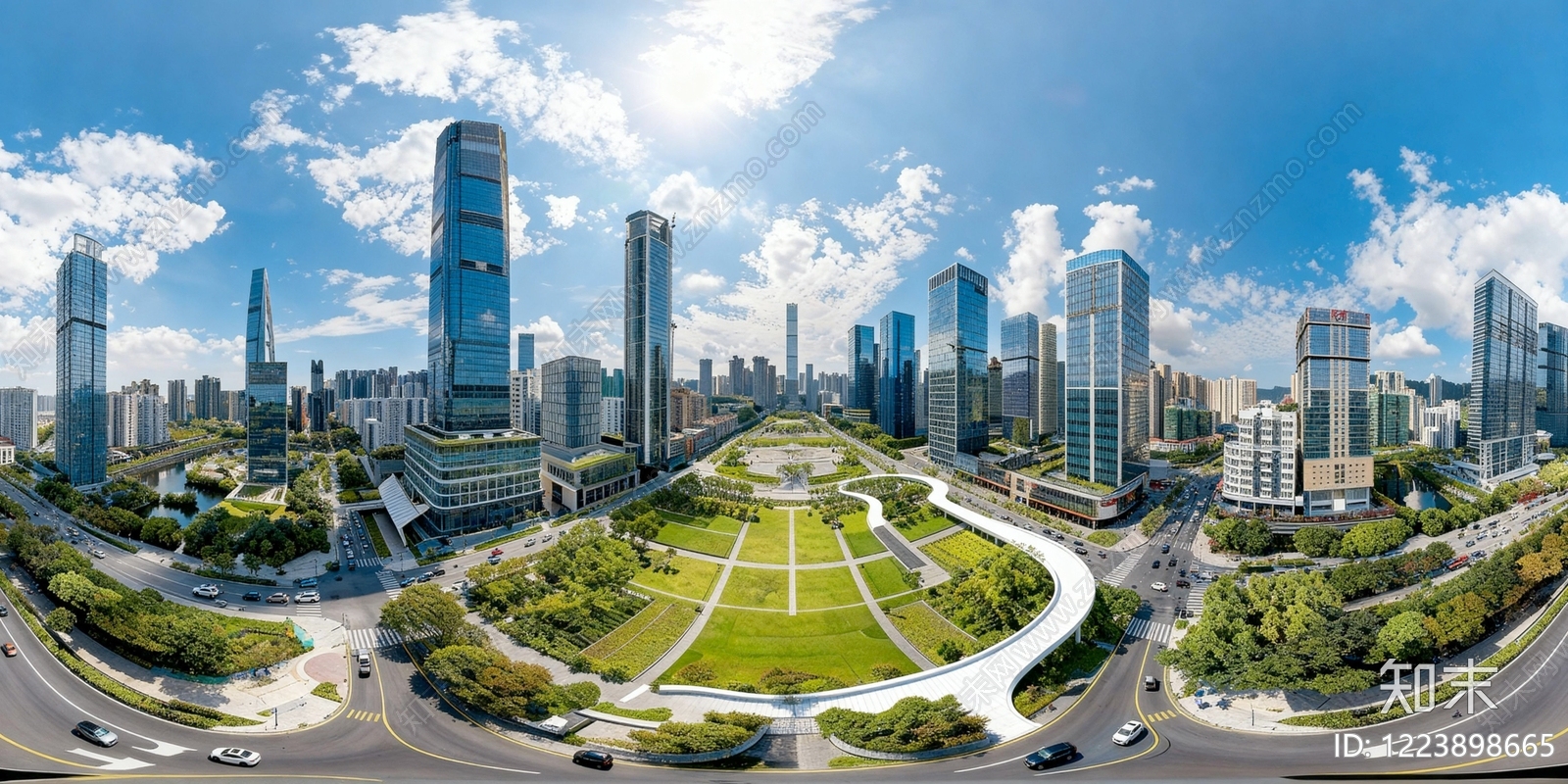 现代城市HDR贴图下载【ID:1223898665】
