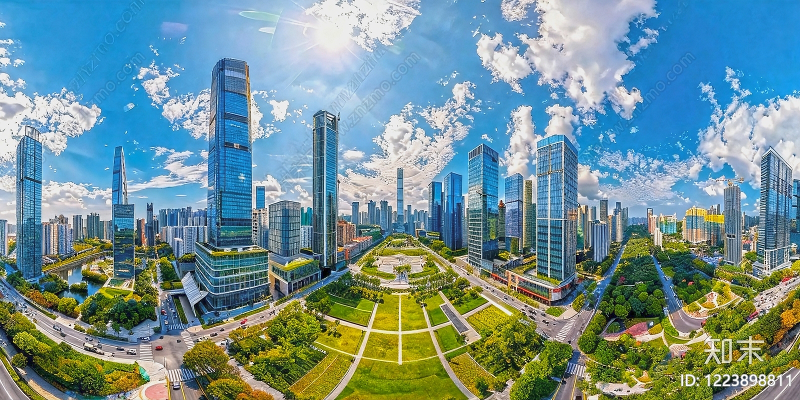 现代城市HDR贴图下载【ID:1223898811】