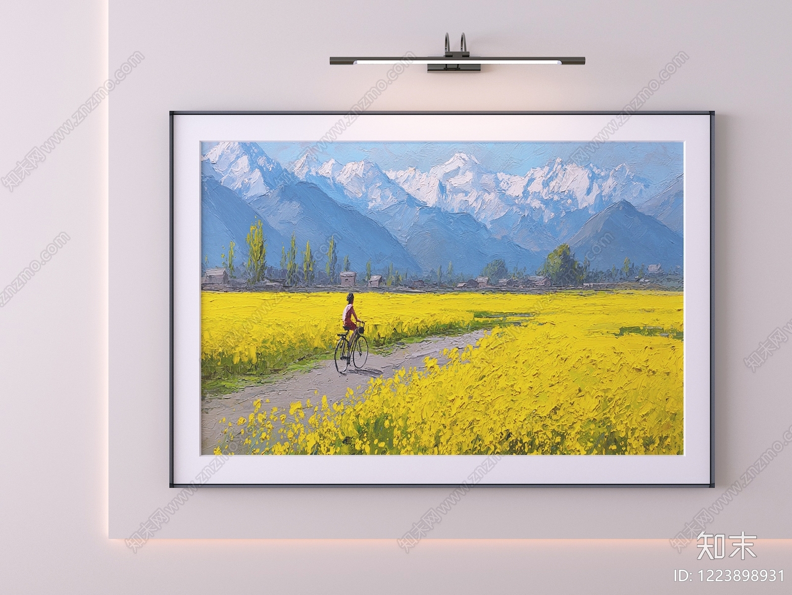 极简儿童挂画3D模型下载【ID:1223898931】