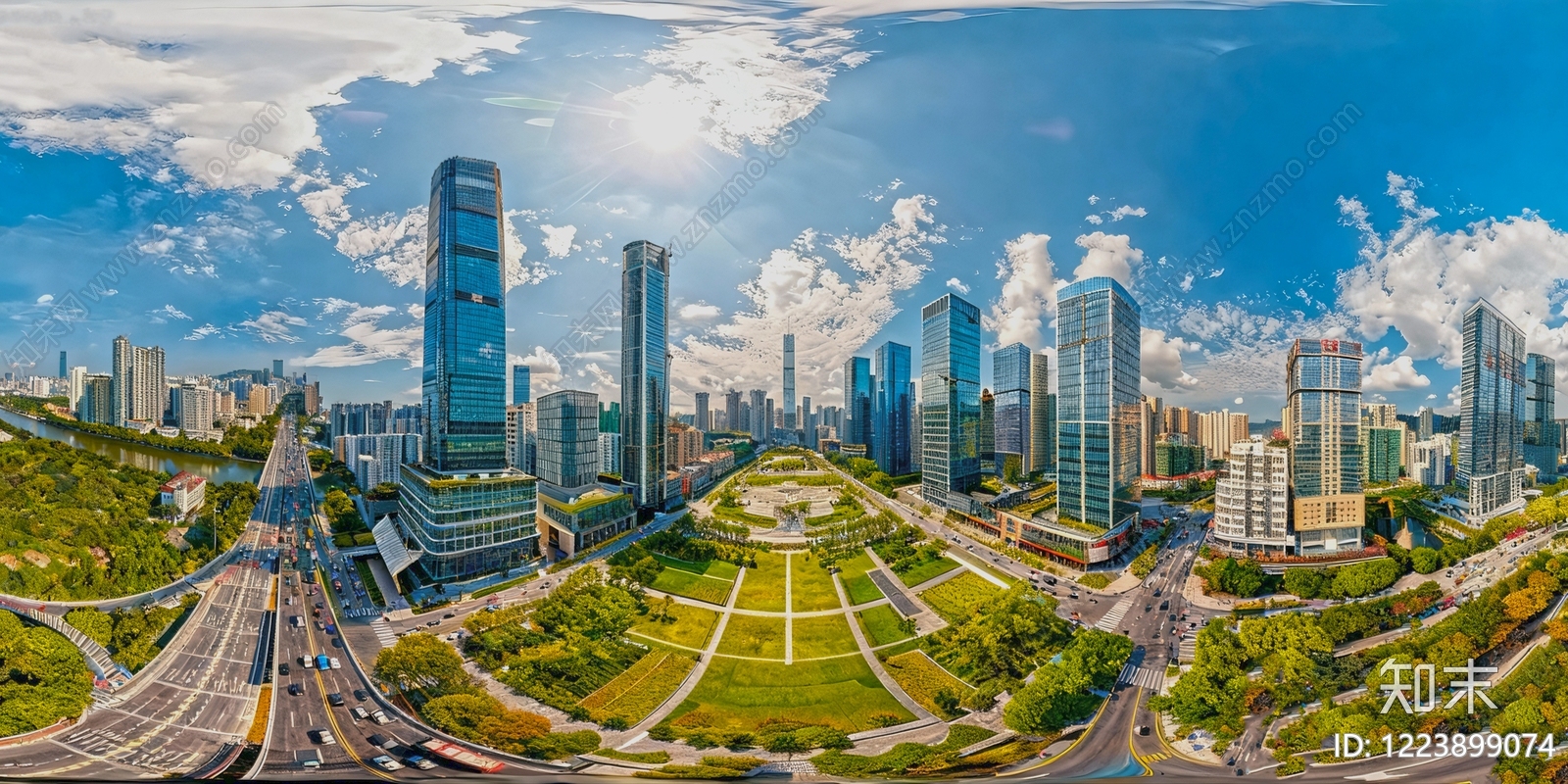 现代城市HDR贴图下载【ID:1223899074】