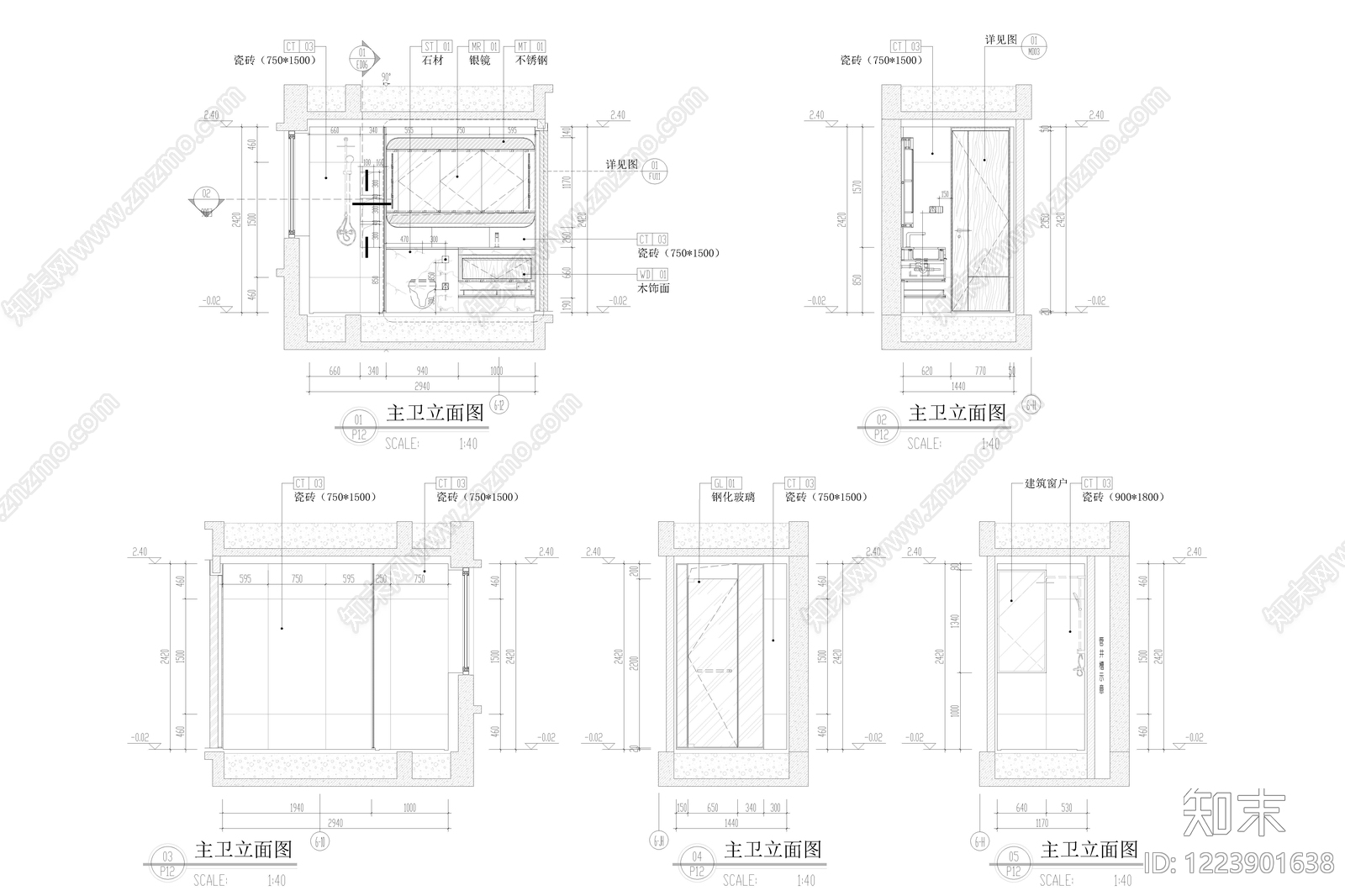 样板间cad施工图下载【ID:1223901638】