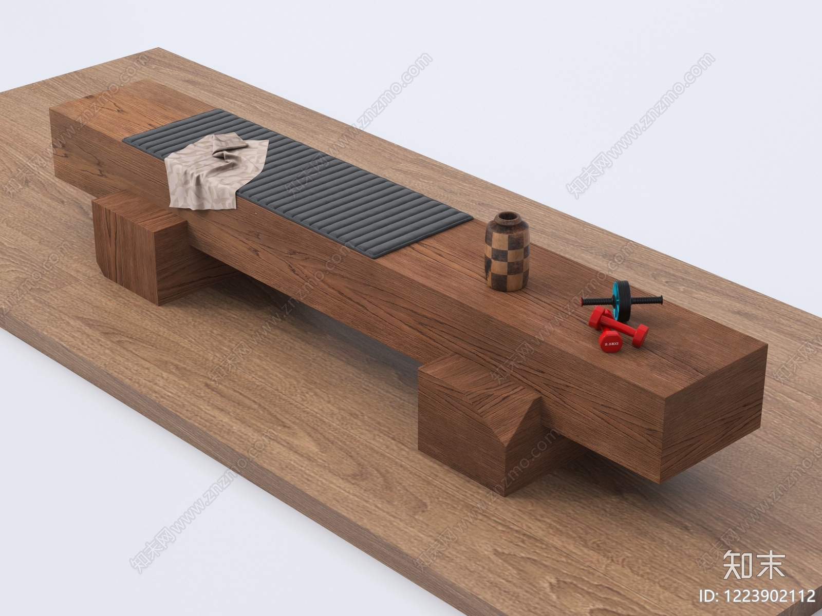 极简家具3D模型渲染效果图