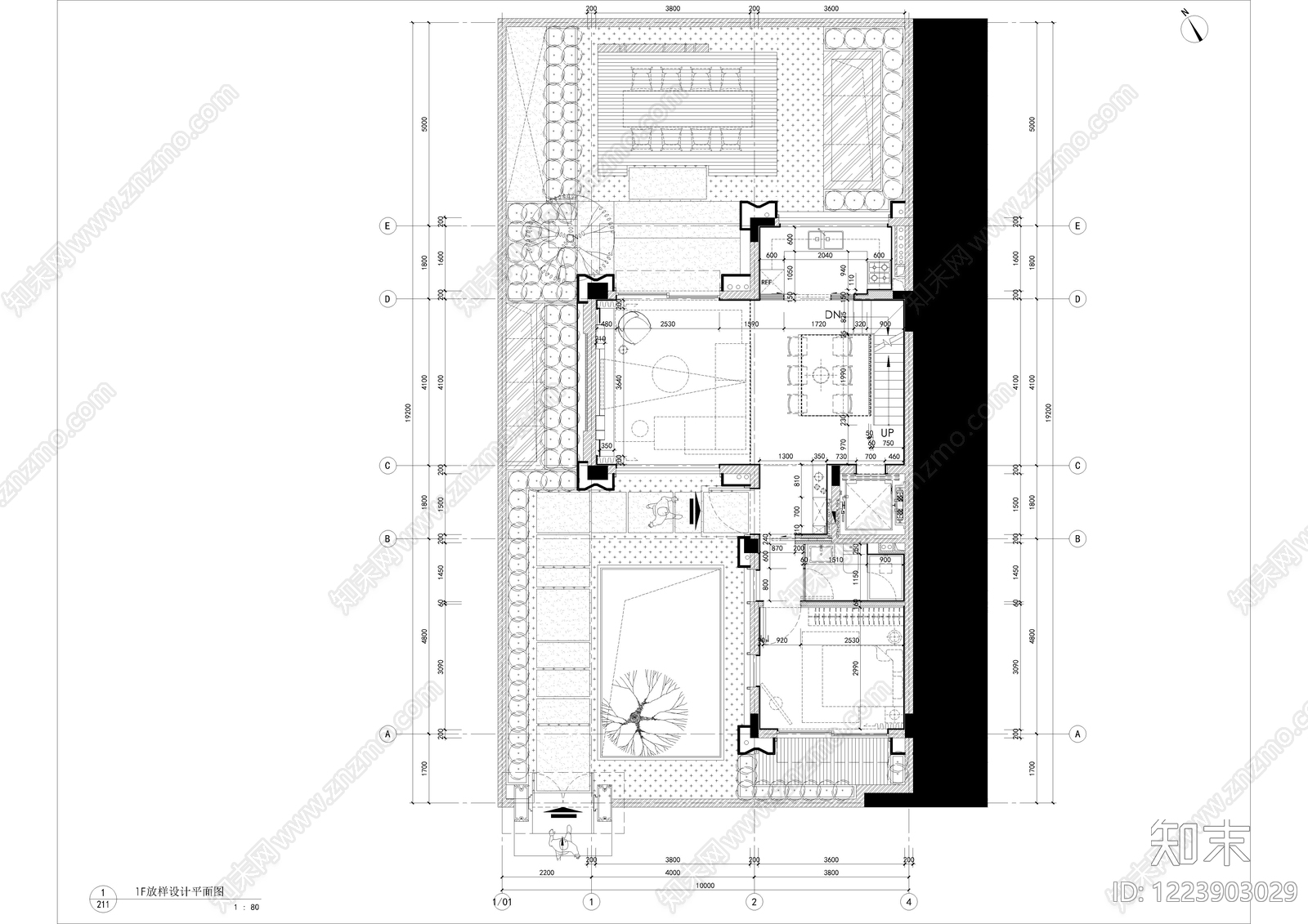 别墅cad施工图下载【ID:1223903029】
