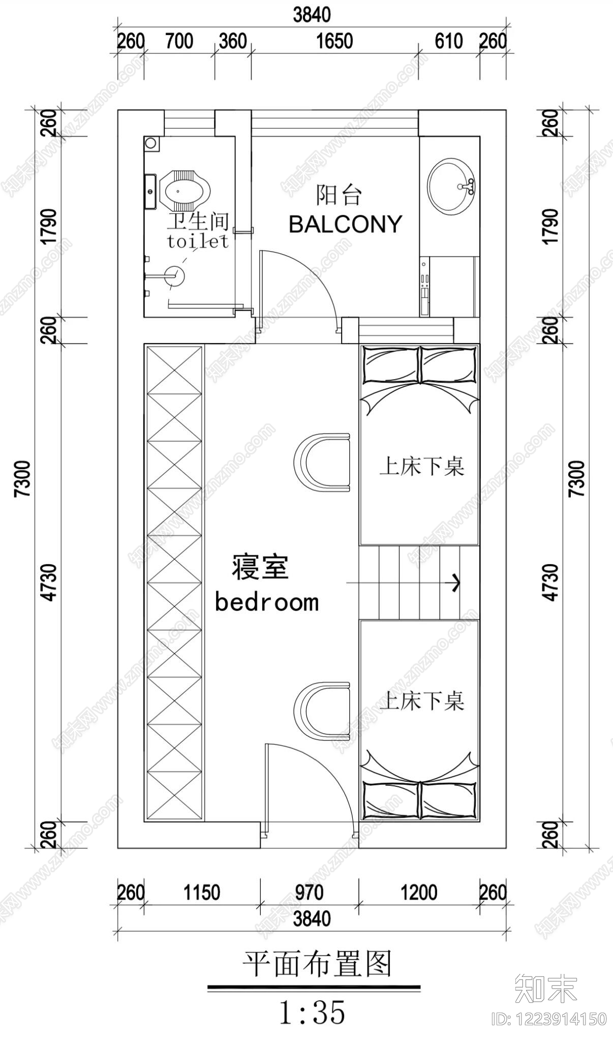 宿舍CAD图纸