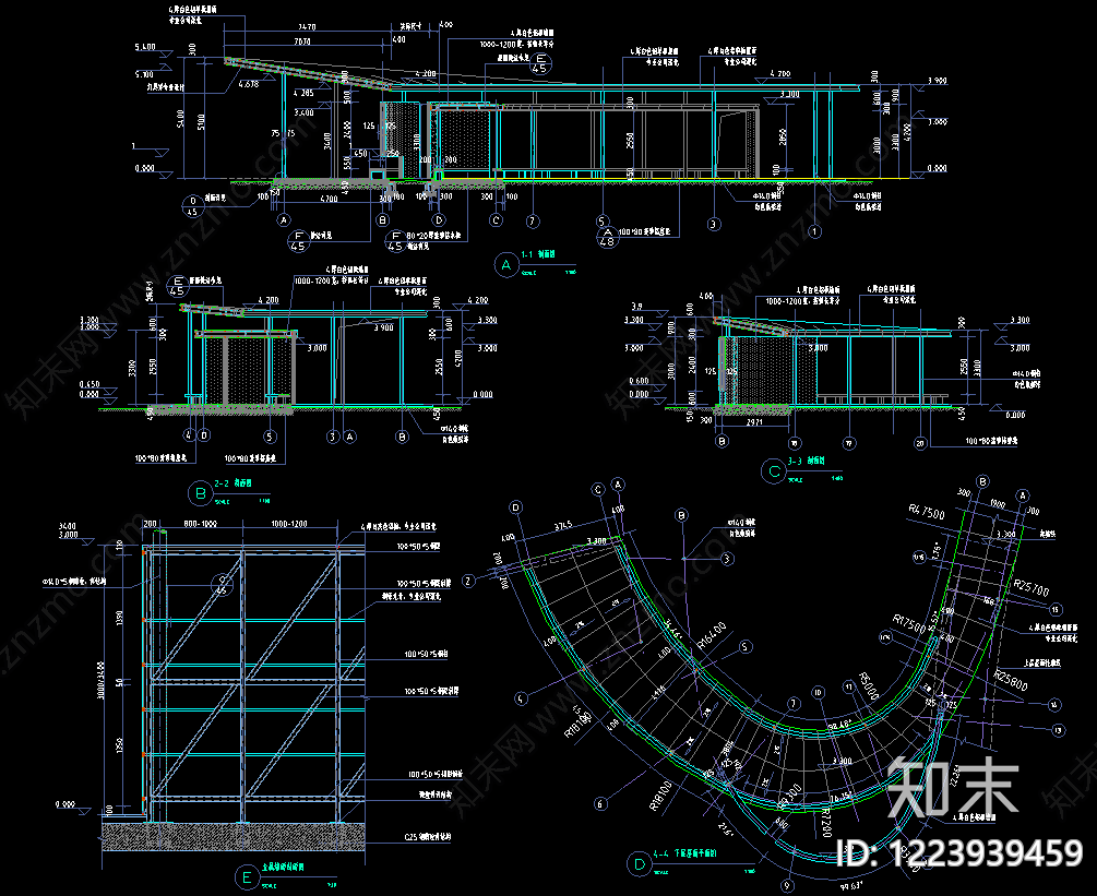 示范区景观CAD图纸