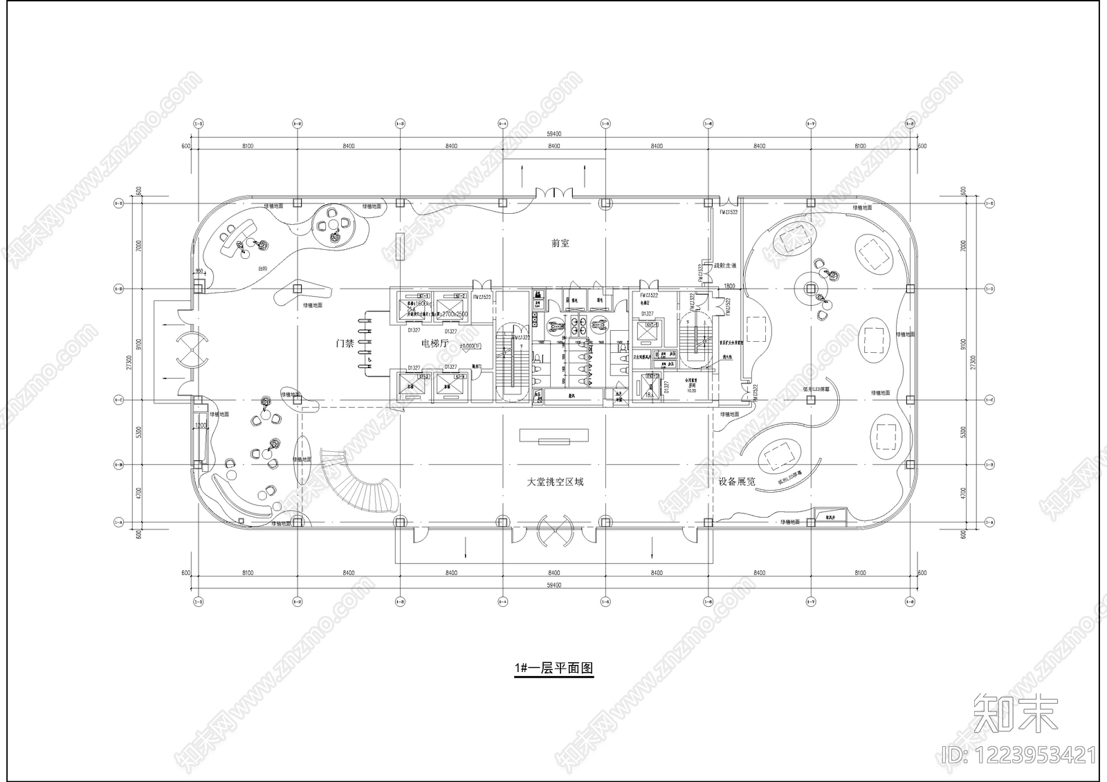 办公楼建筑CAD图纸