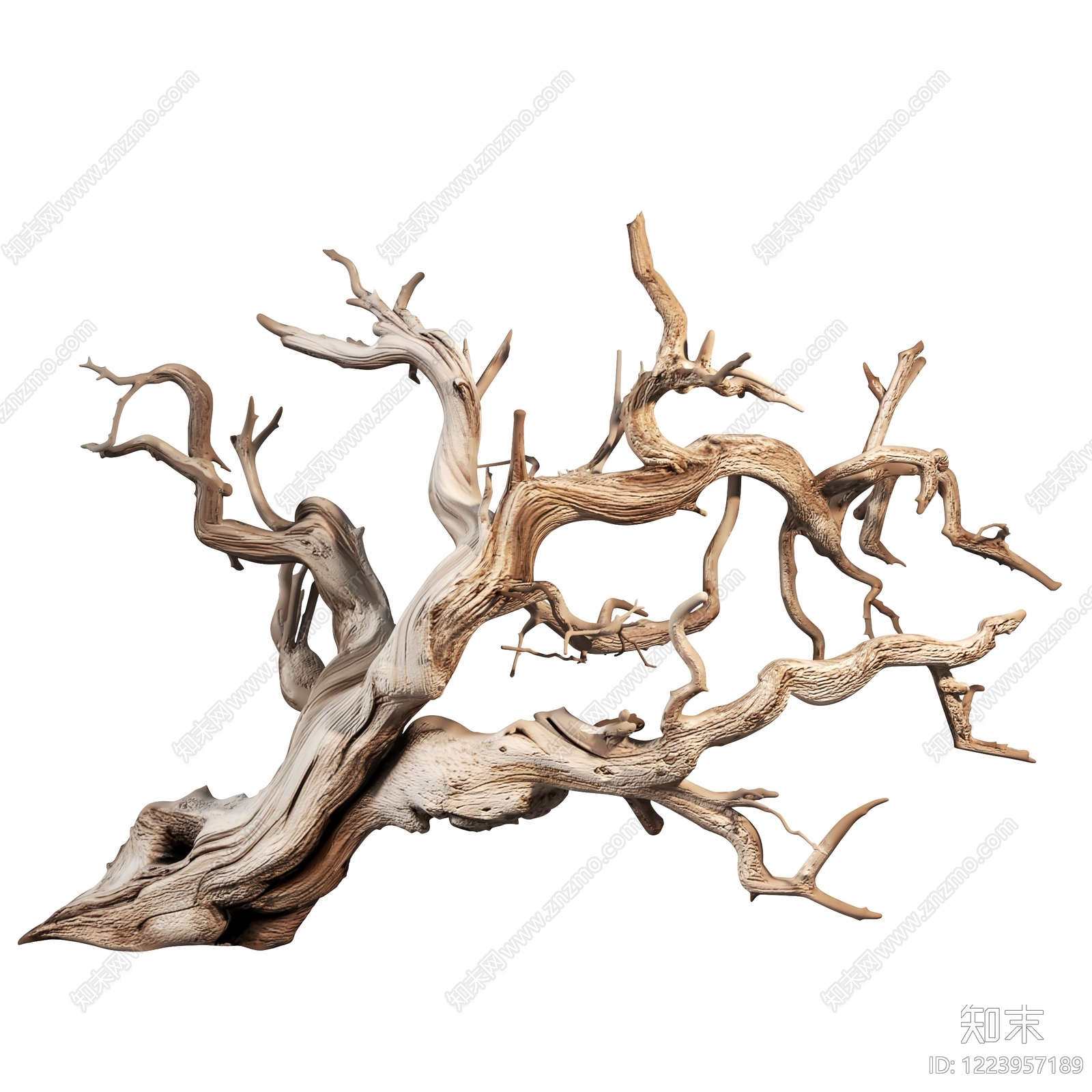 侘寂雕塑摆件3D模型下载【ID:1223957189】