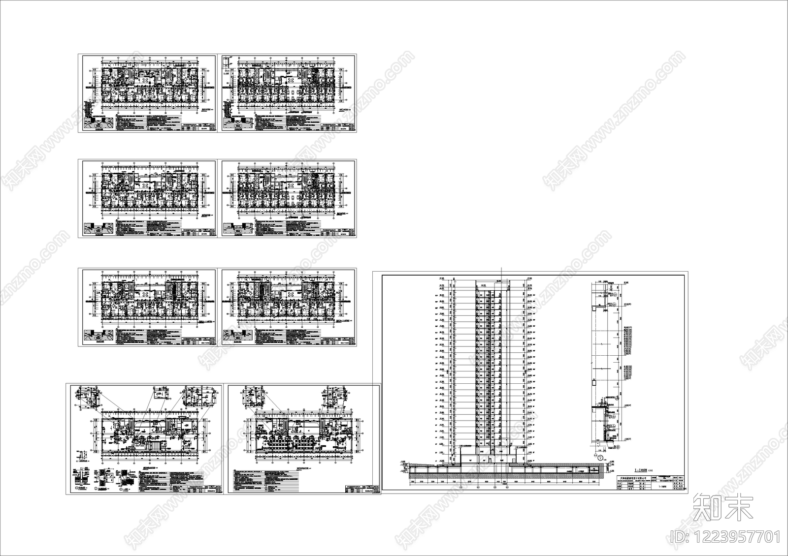 酒店建筑CAD图纸