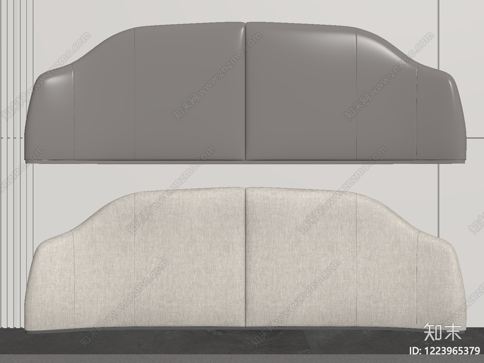 奶油风其他床具SU模型下载【ID:1223965379】