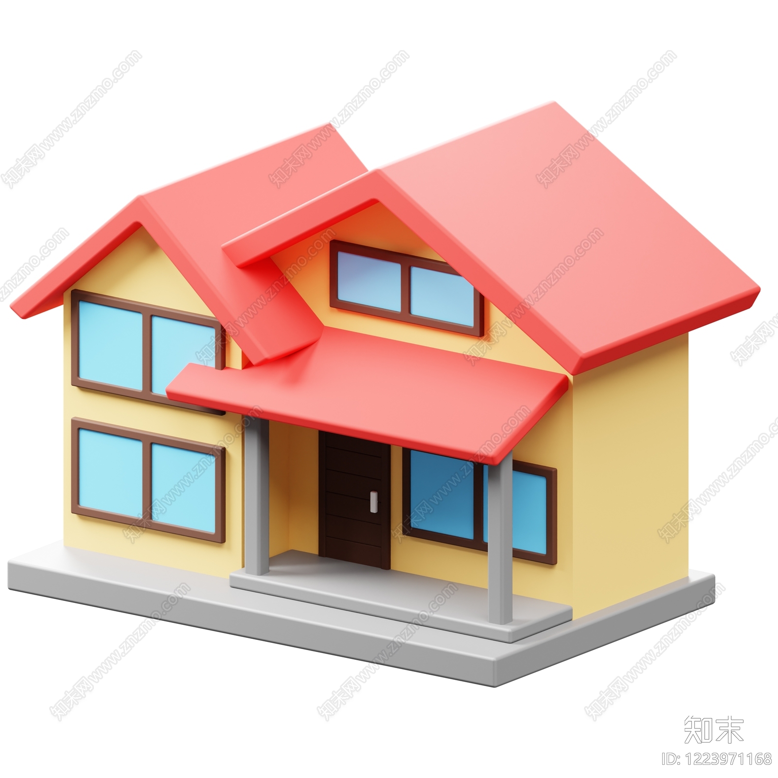 现代主义其他住宅外观3D模型下载【ID:1223971168】