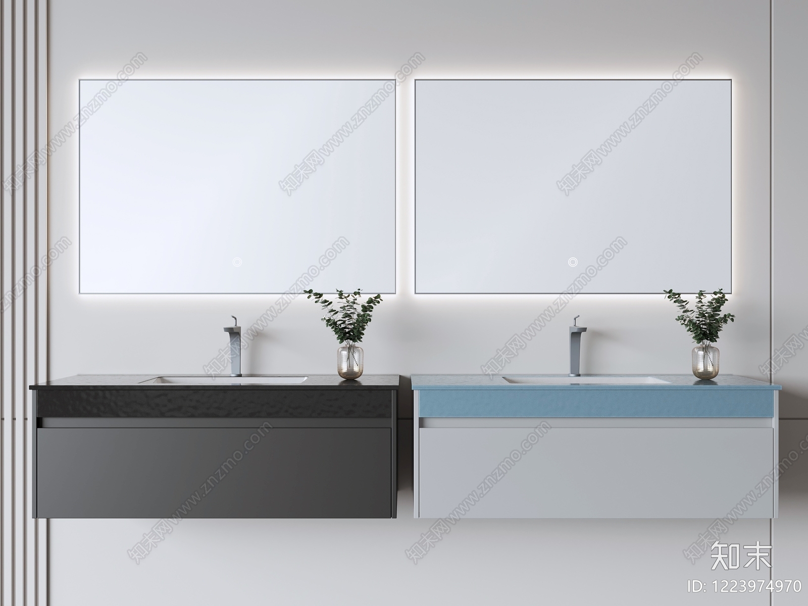 极简其他柜子3D模型下载【ID:1223974970】