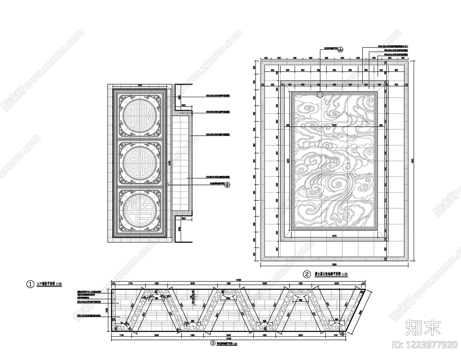 石材铺装CAD图纸