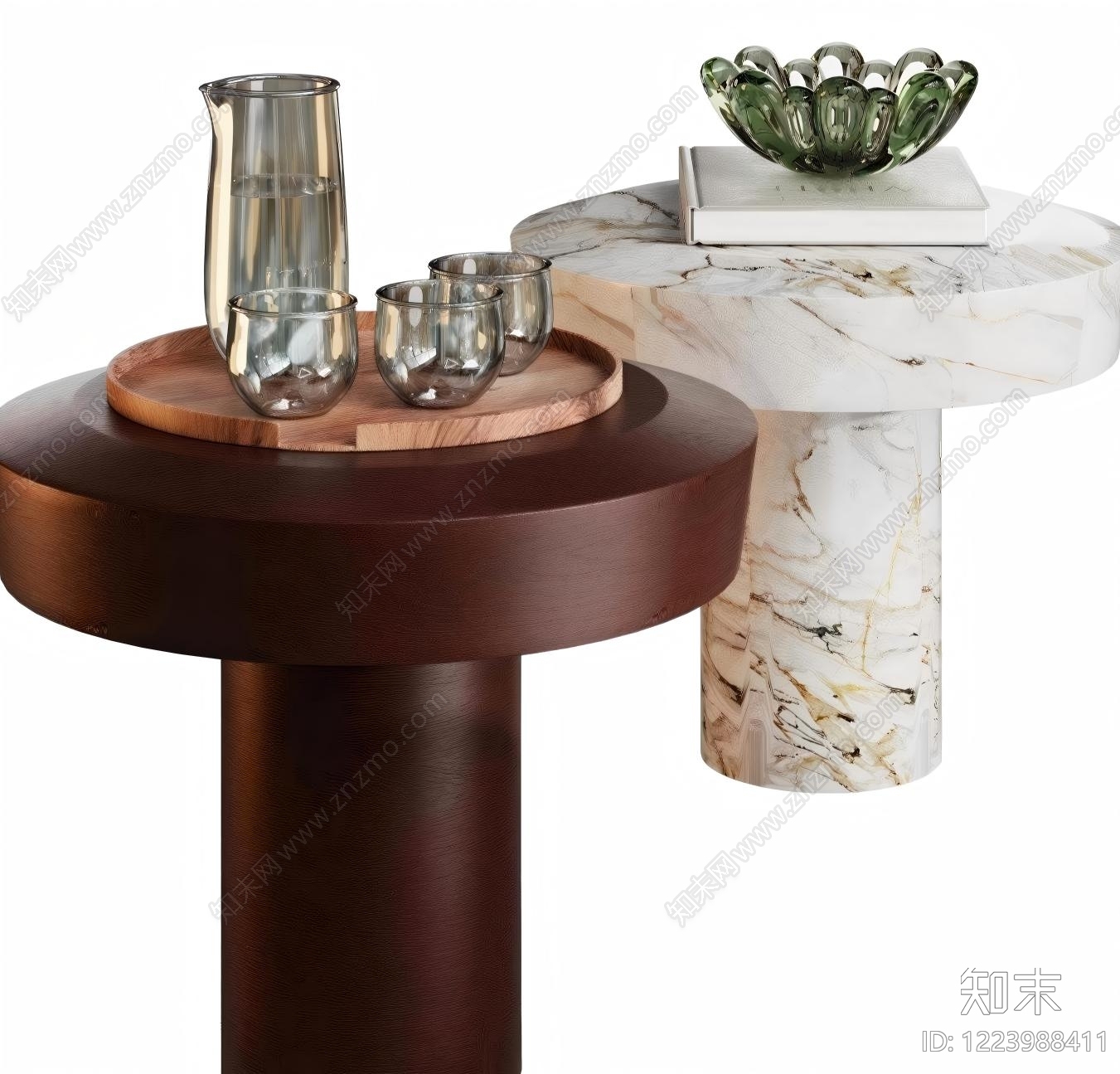 意式极简边几SU模型下载【ID:1223988411】