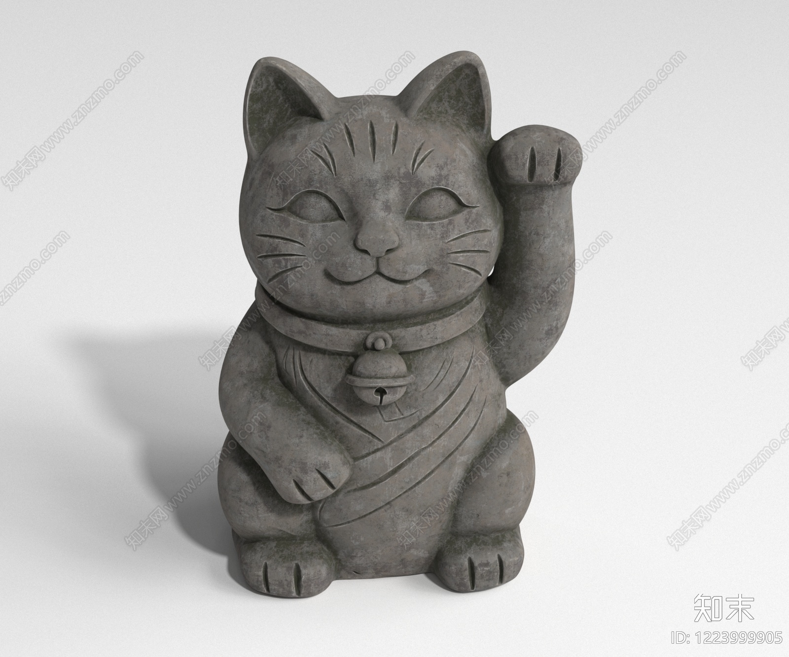 中式雕塑摆件3D模型下载【ID:1223999905】