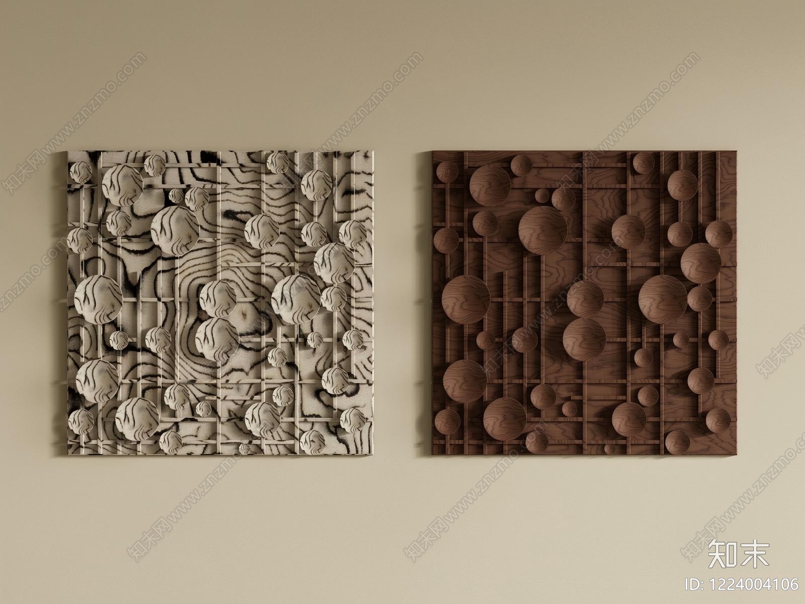 侘寂挂画SU模型下载【ID:1224004106】