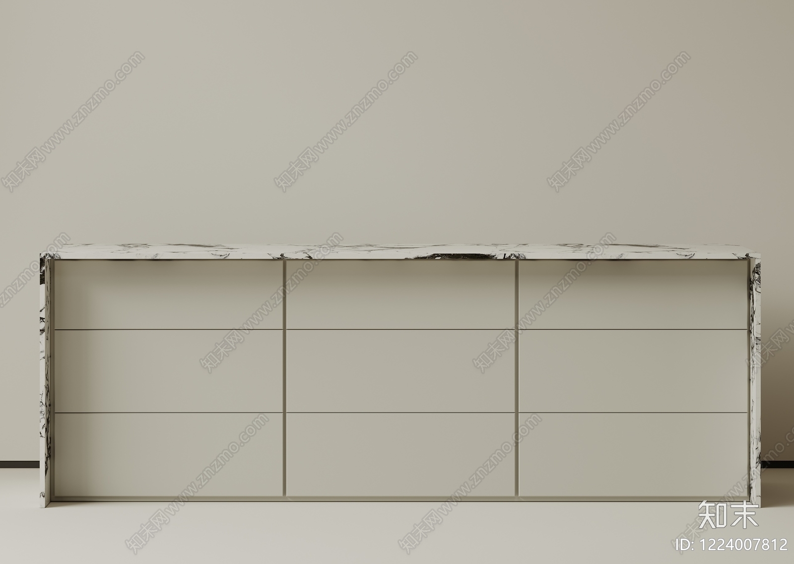 极简吧台3D模型下载【ID:1224007812】