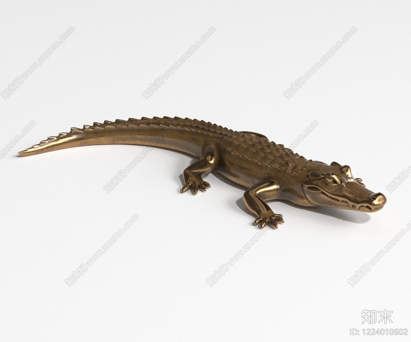 中式雕塑摆件3D模型下载【ID:1224010602】